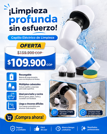 CEPILLO LIMPIEZA ELECTRICO 9 EN 1